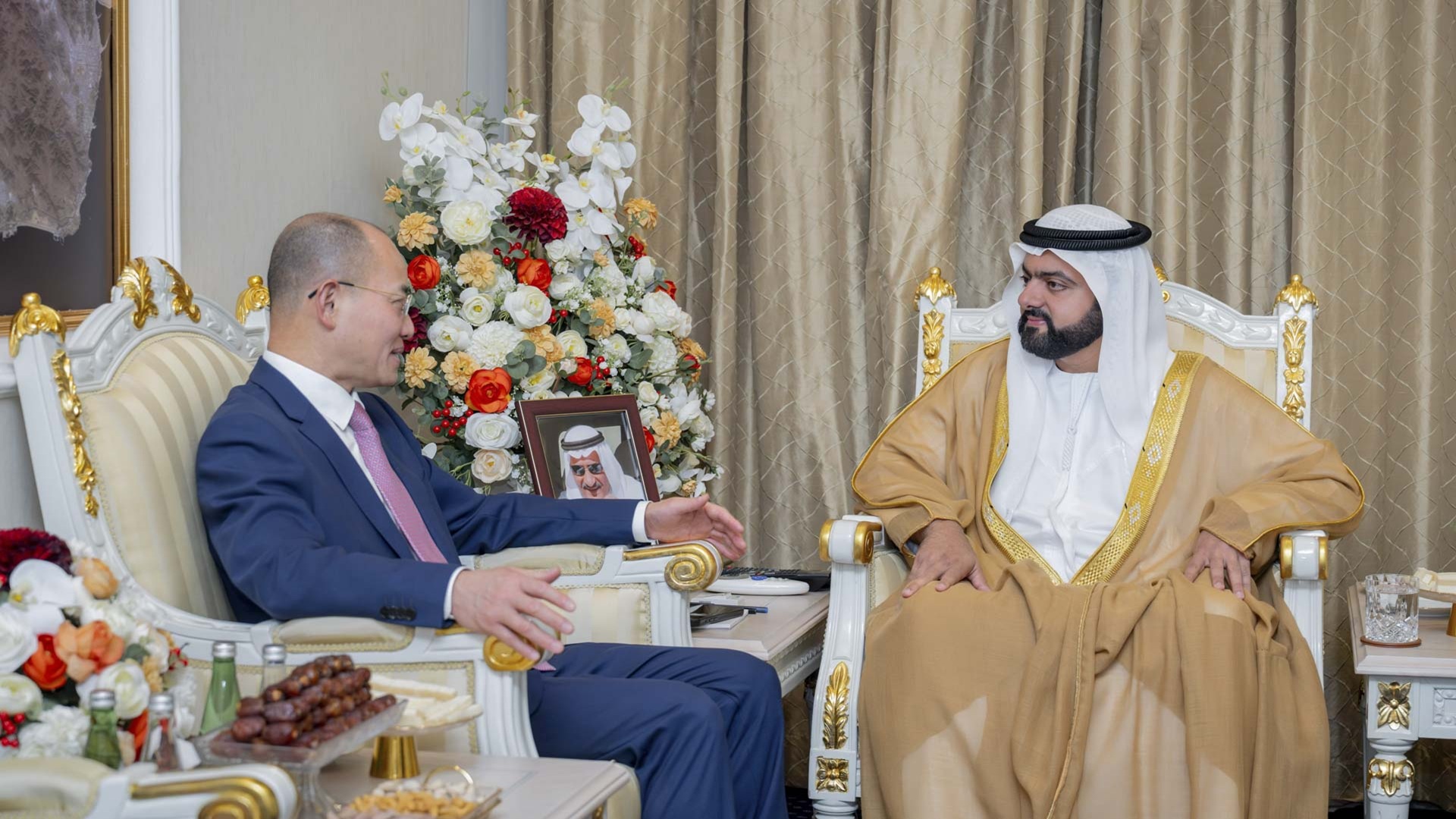Fujairah CP meets ambassadors of Australia, Malaysia and China 