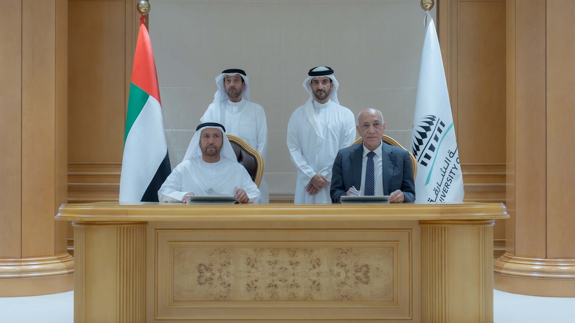 Sultan bin Ahmed witnesses UOS-SCI cooperation agreement signing 