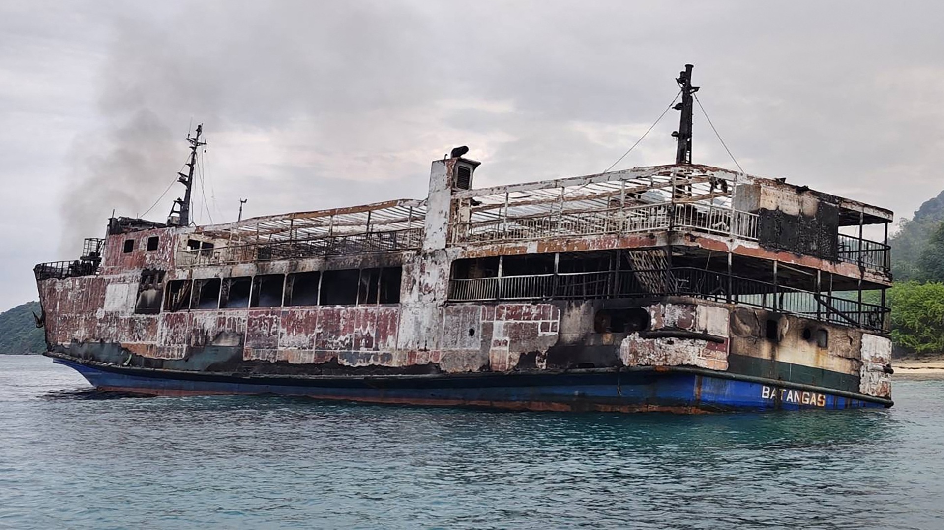 Five killed, 86 missing after ferry fire off Philippines’ Palawan