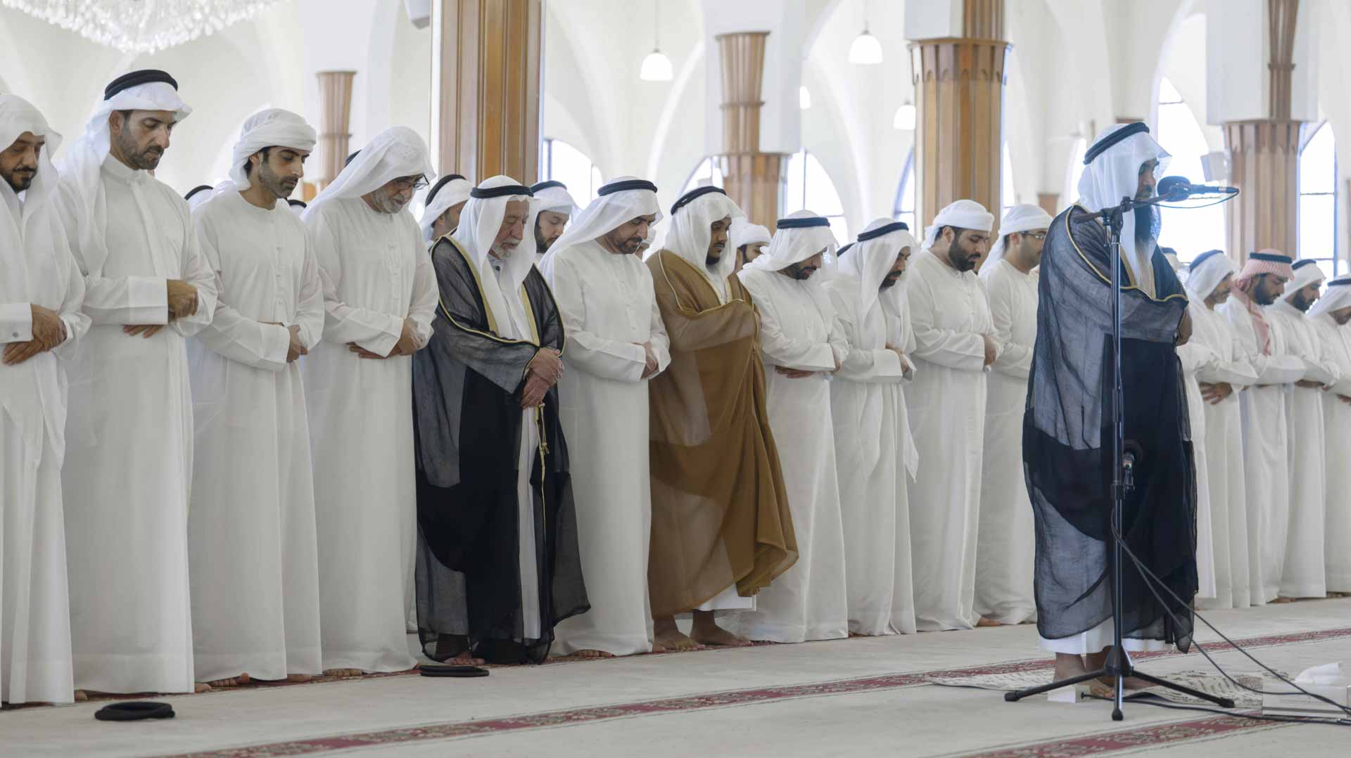 Sharjah Ruler performs funeral prayer for Mohammed Al Qasimi