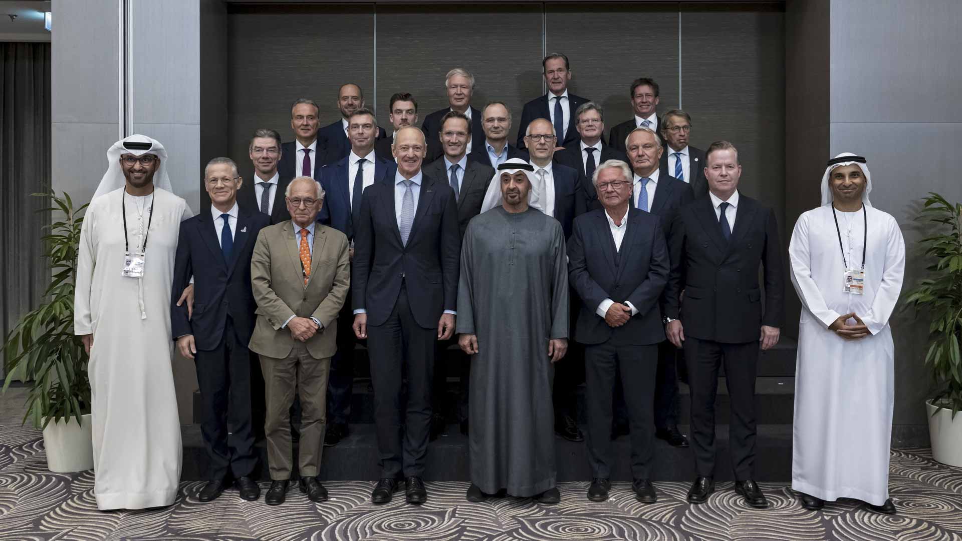 UAE President meets German business leaders during state visit 