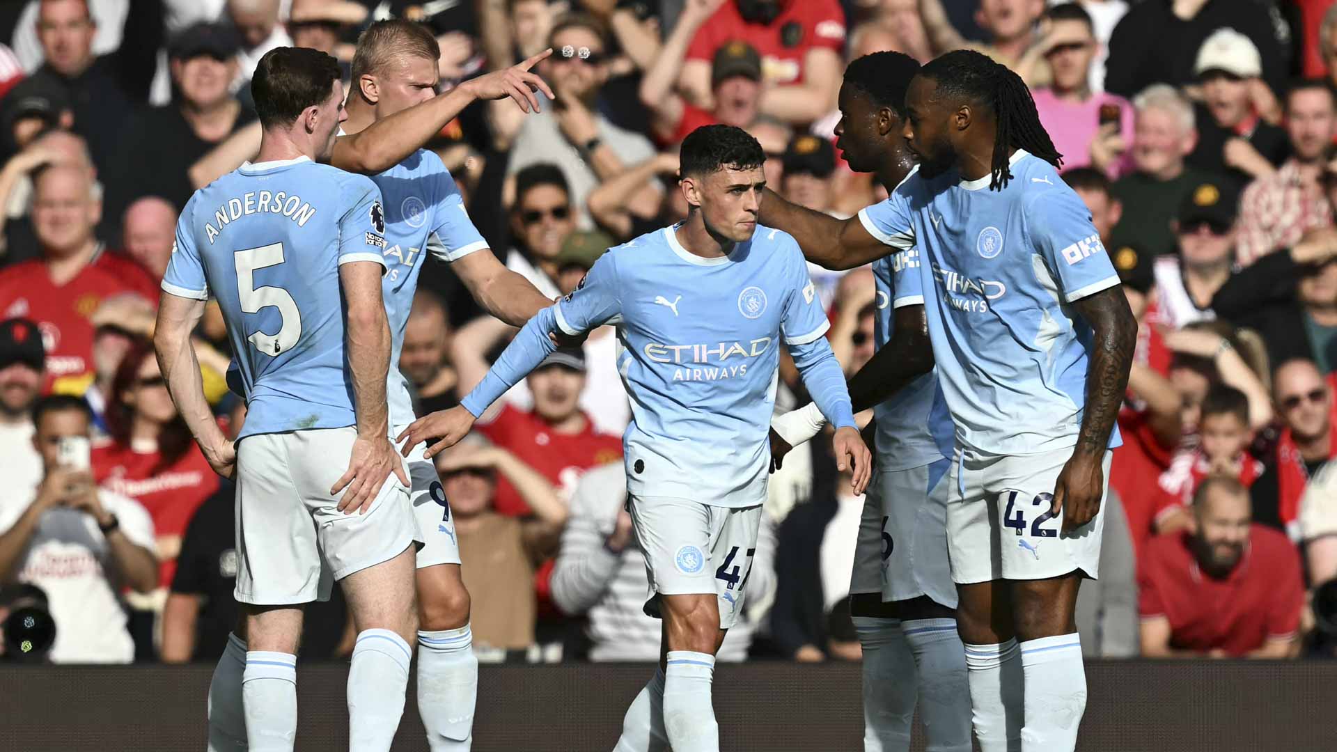 مانشستر سيتي يحسم ديربي المدينة على حساب الغريم يونايتد 