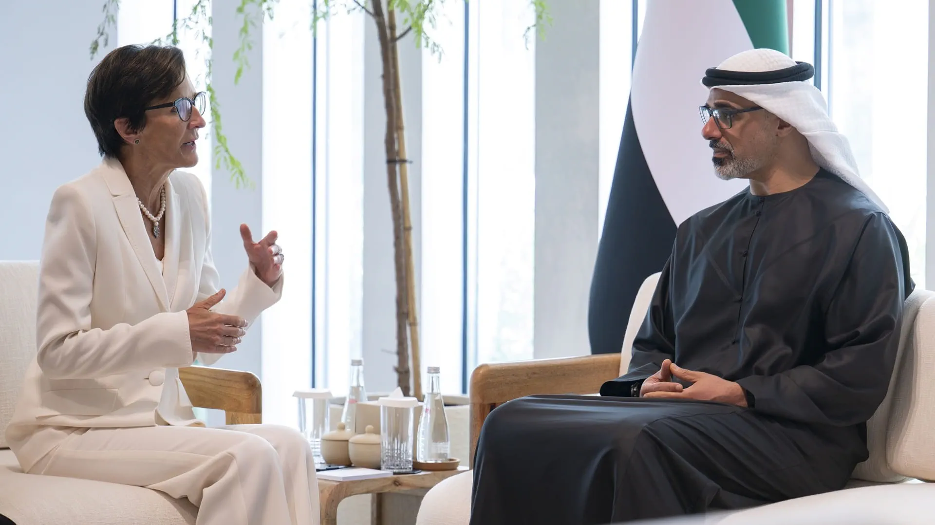 Khaled bin Mohamed bin Zayed meets CEO of Citigroup 
