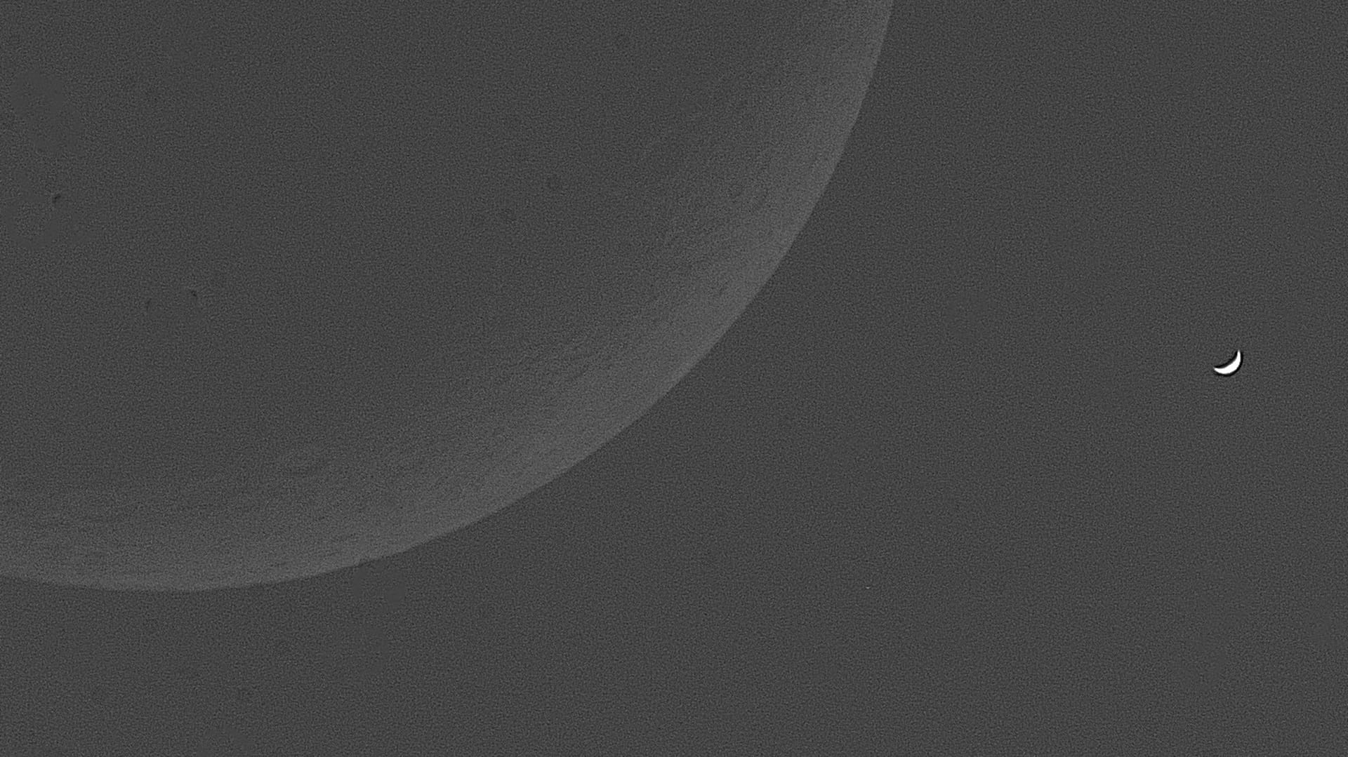 SSAH detects rare daytime Venus occultation 
