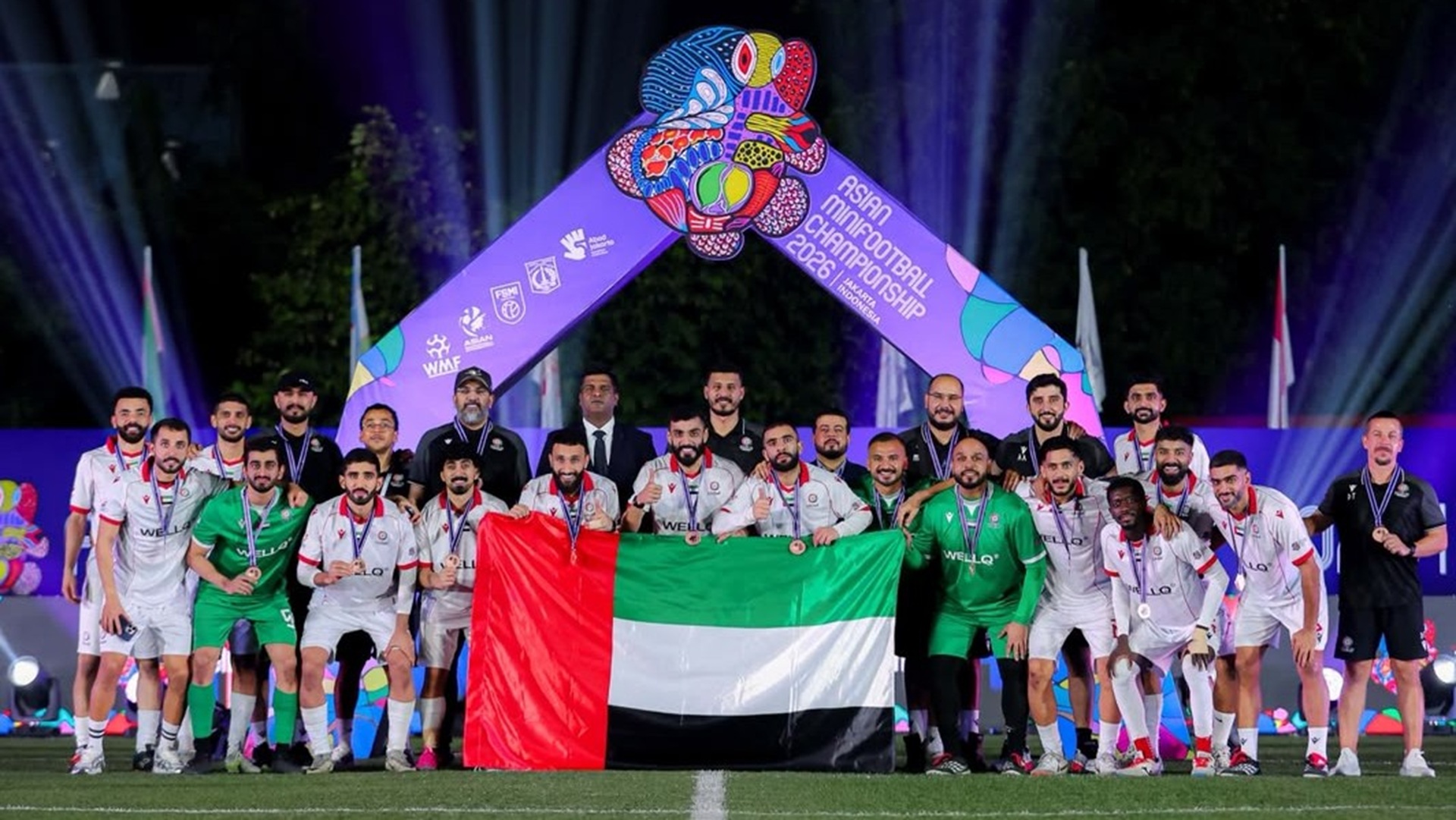 منتخب الإمارات يحرز برونزية بطولة أمم آسيا لكرة القدم المصغرة 