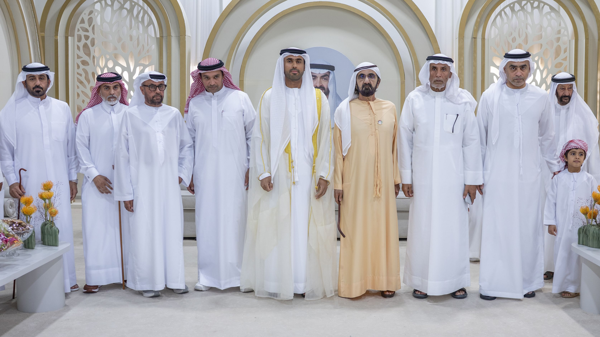 صاحب السموّ الشيخ محمد بن راشد آل مكتوم خلال حضوره الحفل