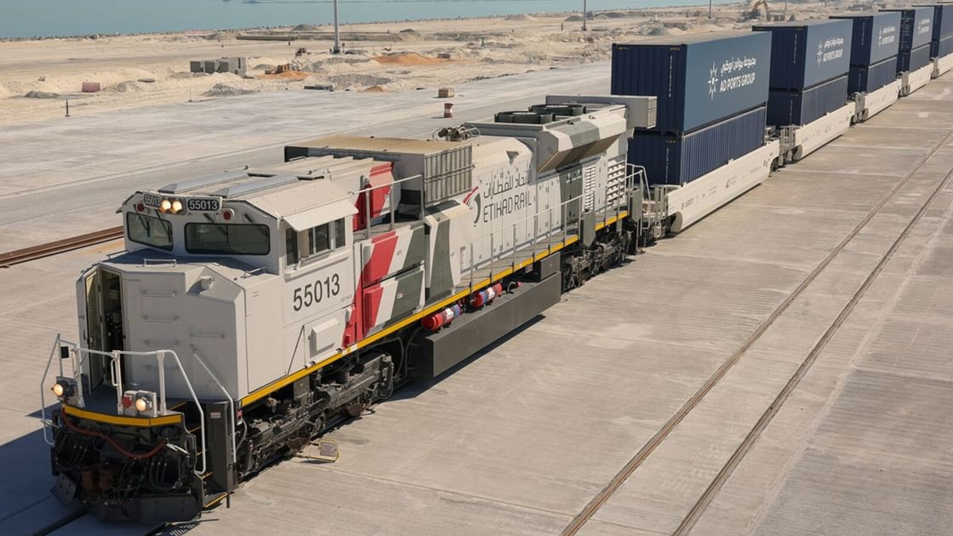 Etihad Rail, AD Ports Group launch integrated rail service  