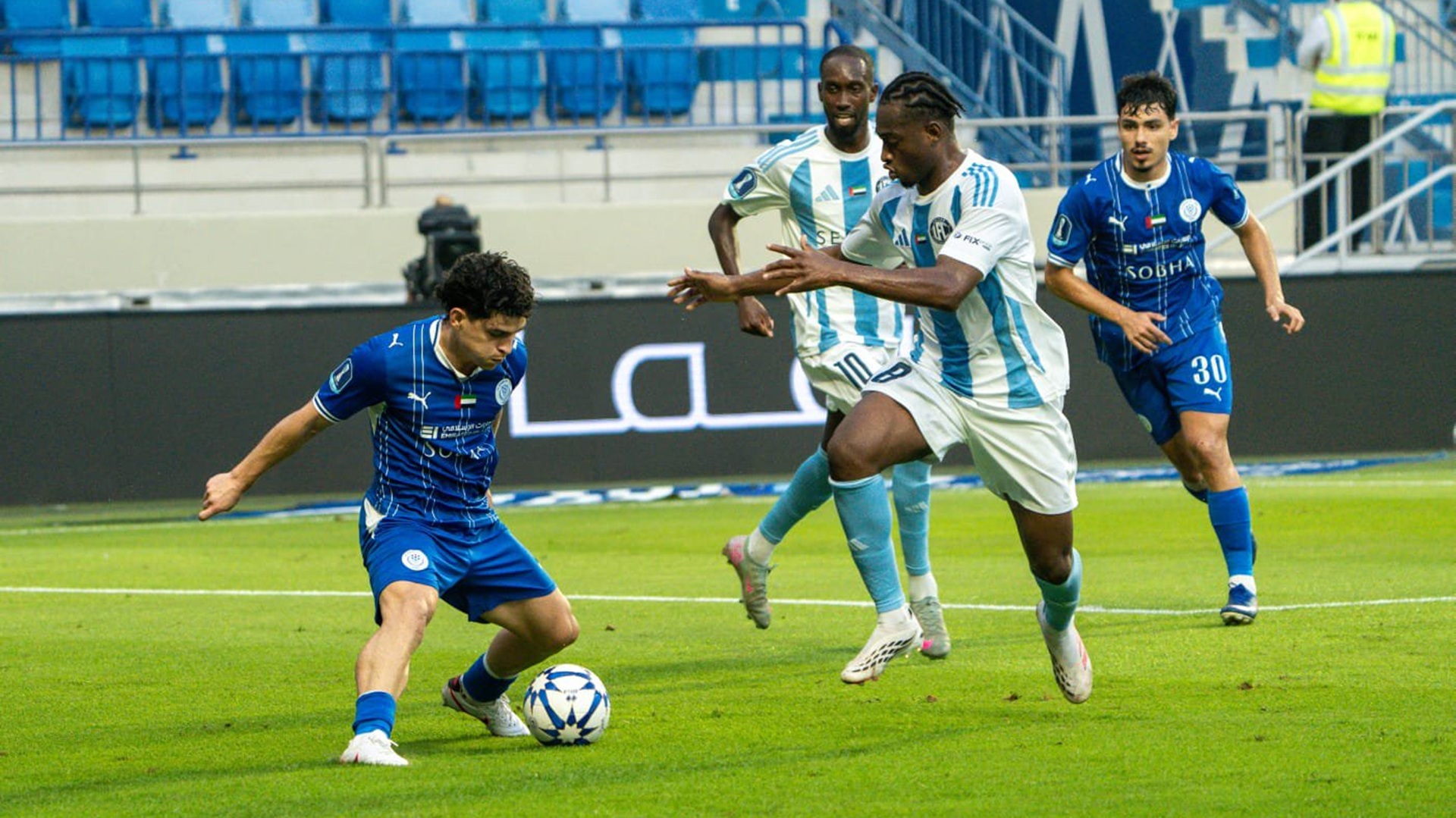 النصر يفوز على يونايتد بثلاثية في كأس مصرف أبوظبي الإسلامي 
