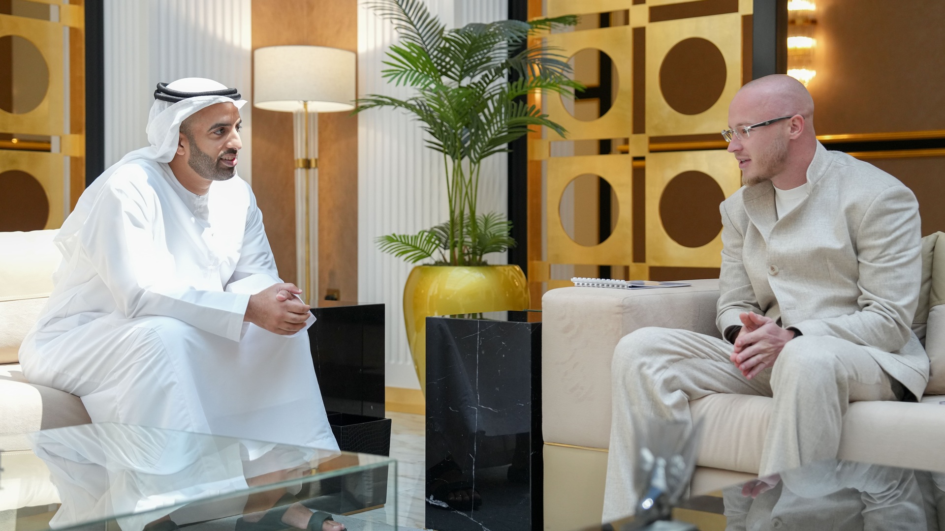 RAK Crown Prince receives CEO & Chairman of UKM Group