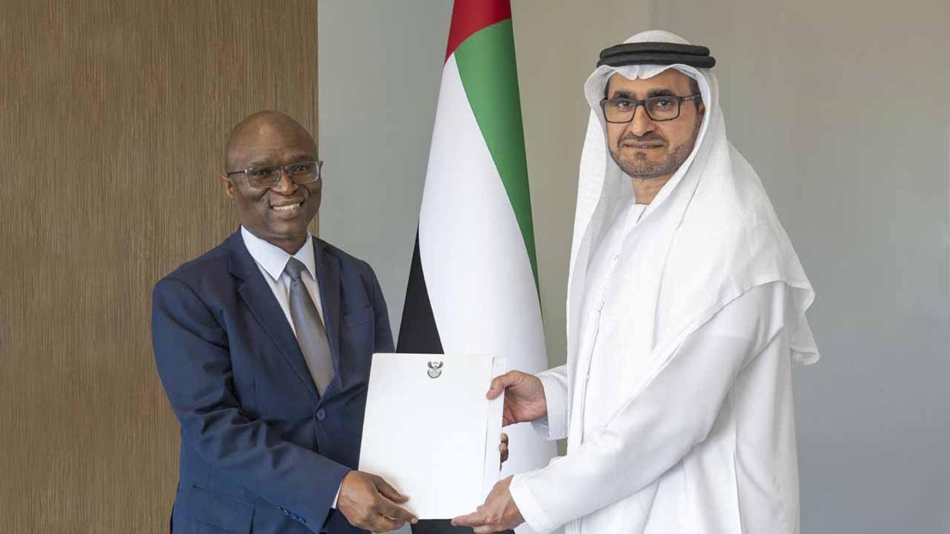 MoFA Undersecretary receives credentials from South African Amb. 