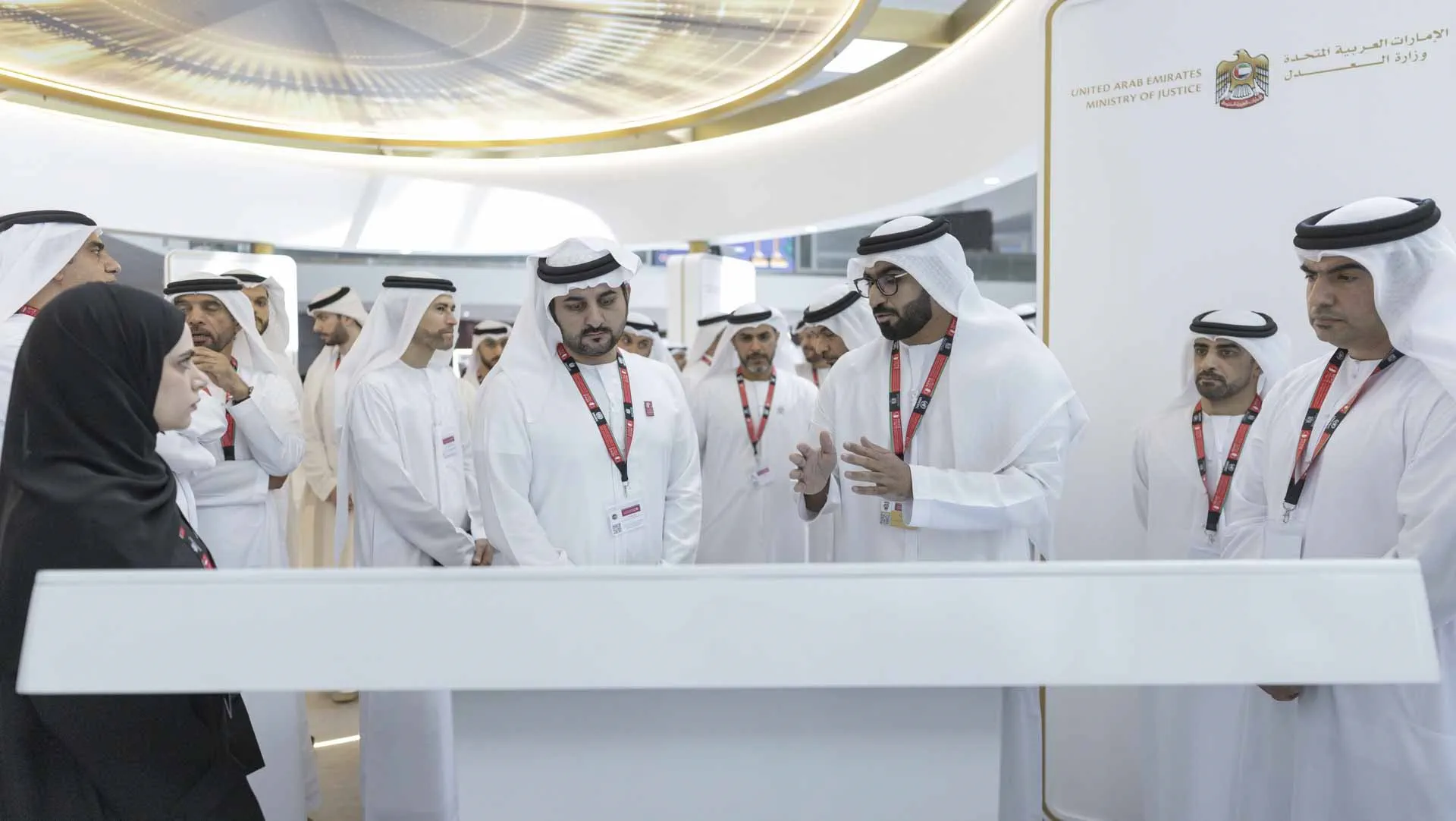 maktoum bin Mohammed visits UN crime prevention