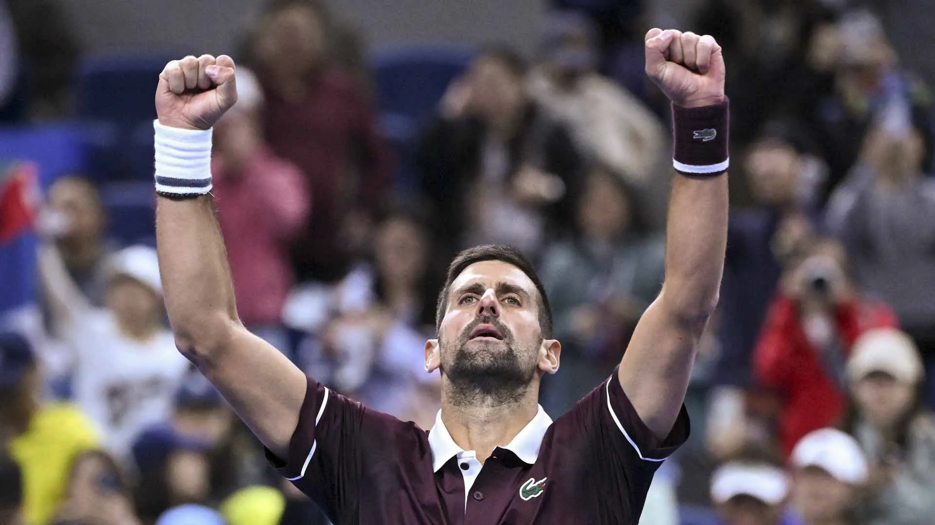 Djokovic Edges Borges in Beijing 