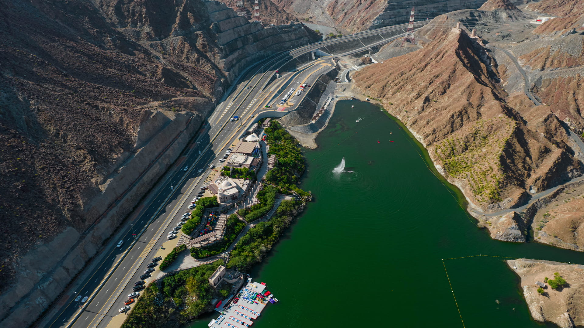 Image for the title: Khorfakkan City: location and significant landmarks