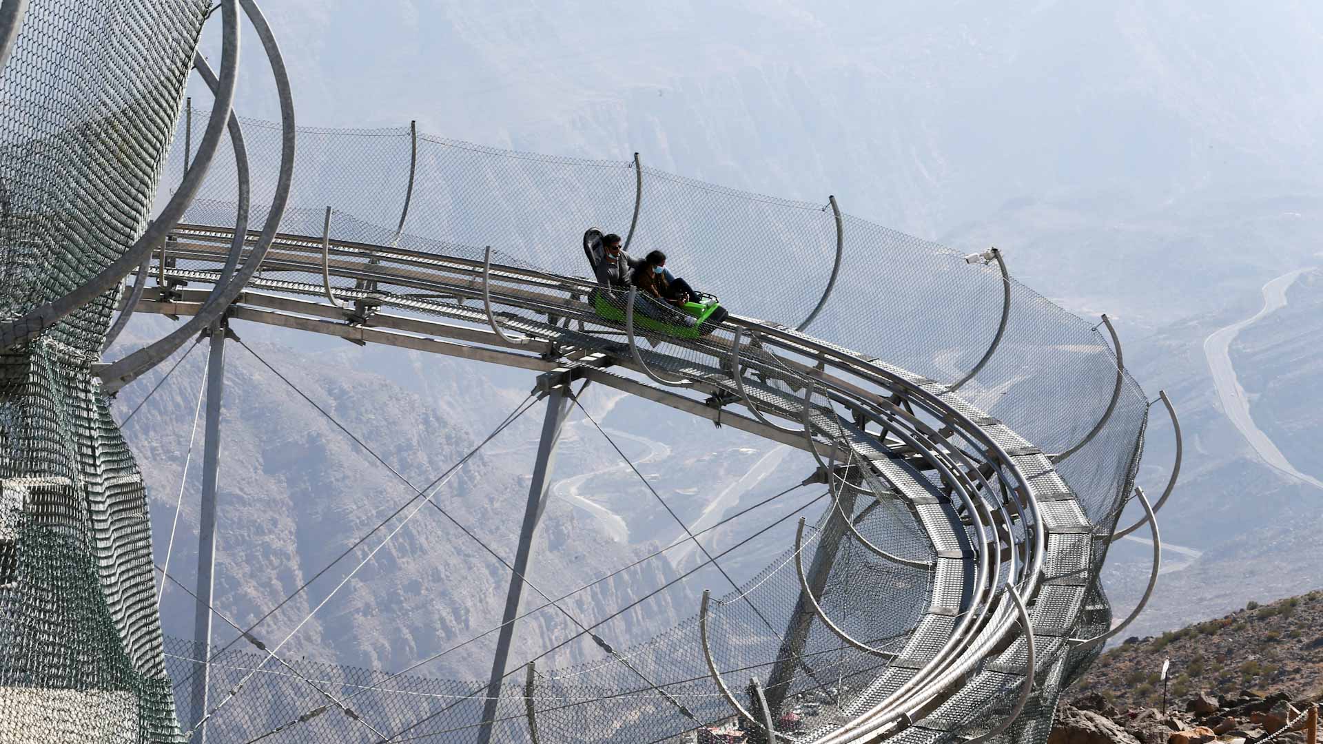 ‘Jais Sledder,’ a new attraction on UAE's highest mountain