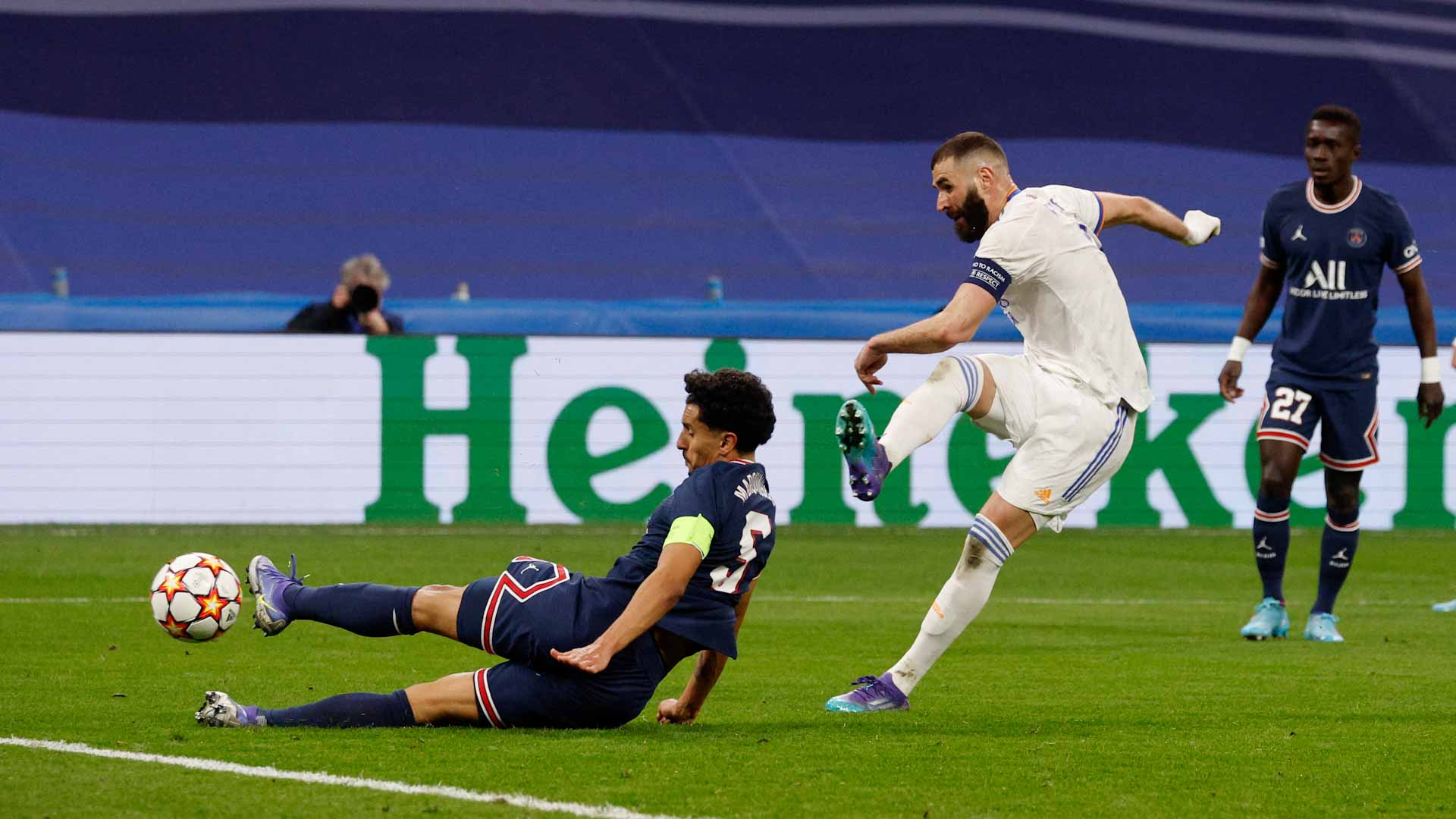 Benzema hattrick inspires Real Madrid comeback win over PSG