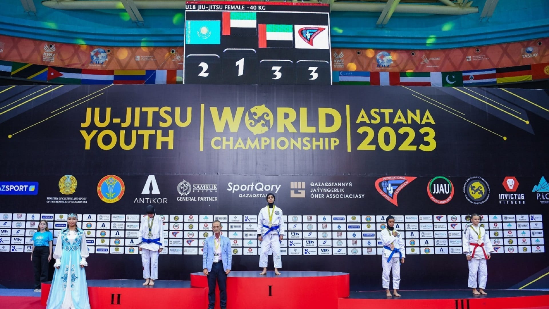 UAE secure 3 more gold medals at JJIF World Championship Youth