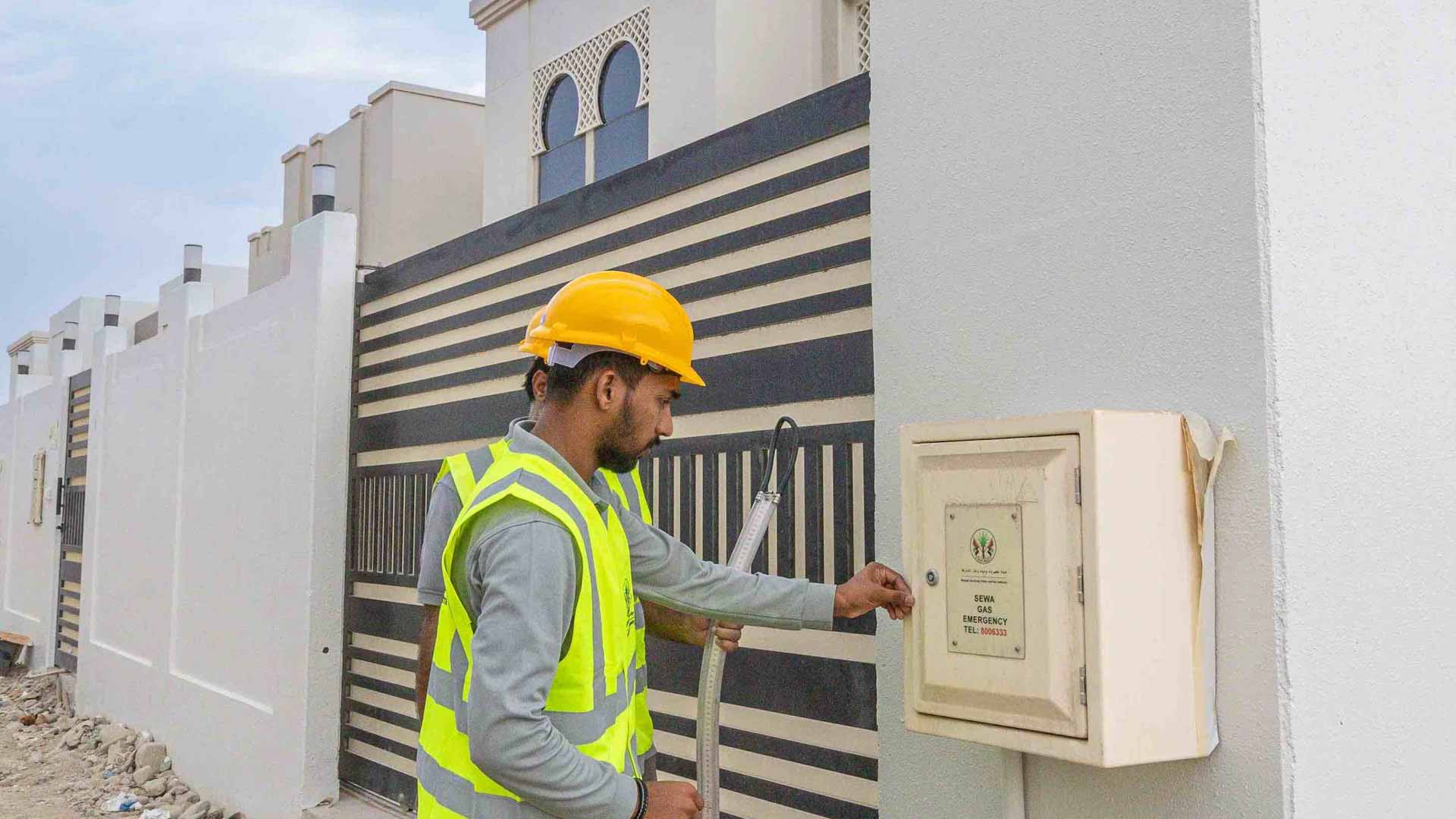 SEWA extends lines to the natural gas network in Kalba