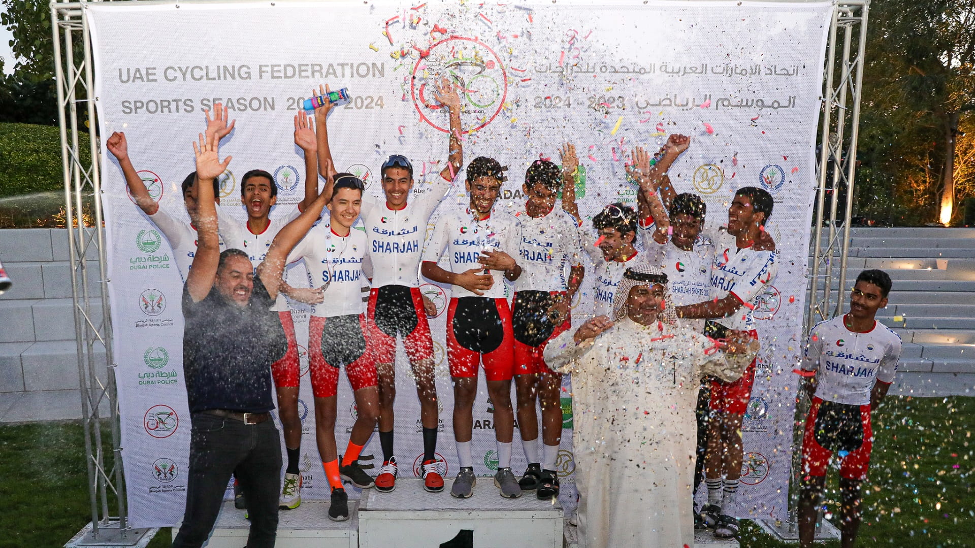 Sharjah Club crowned champion of cycling league